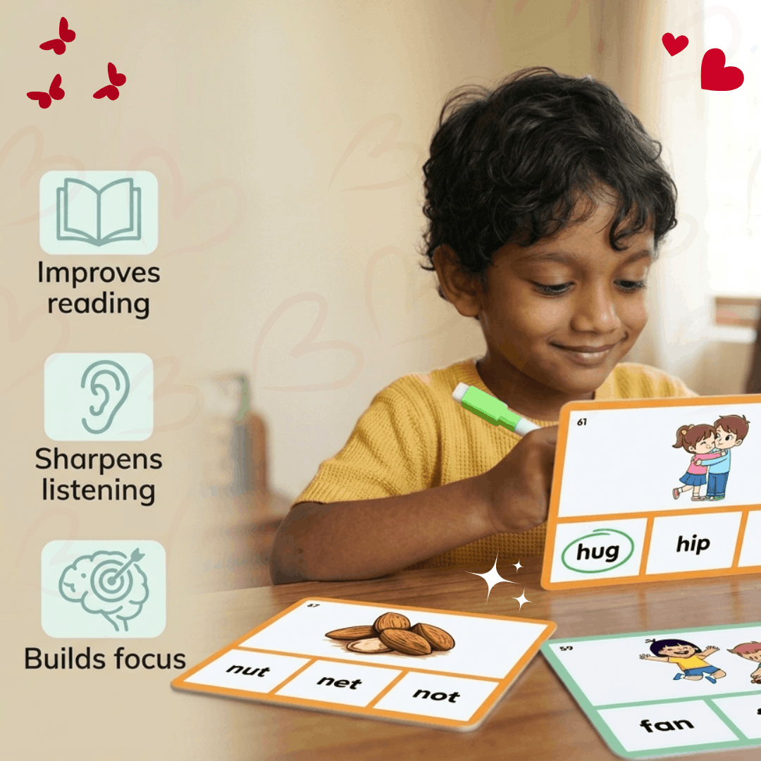 Phonics worksheets reusable