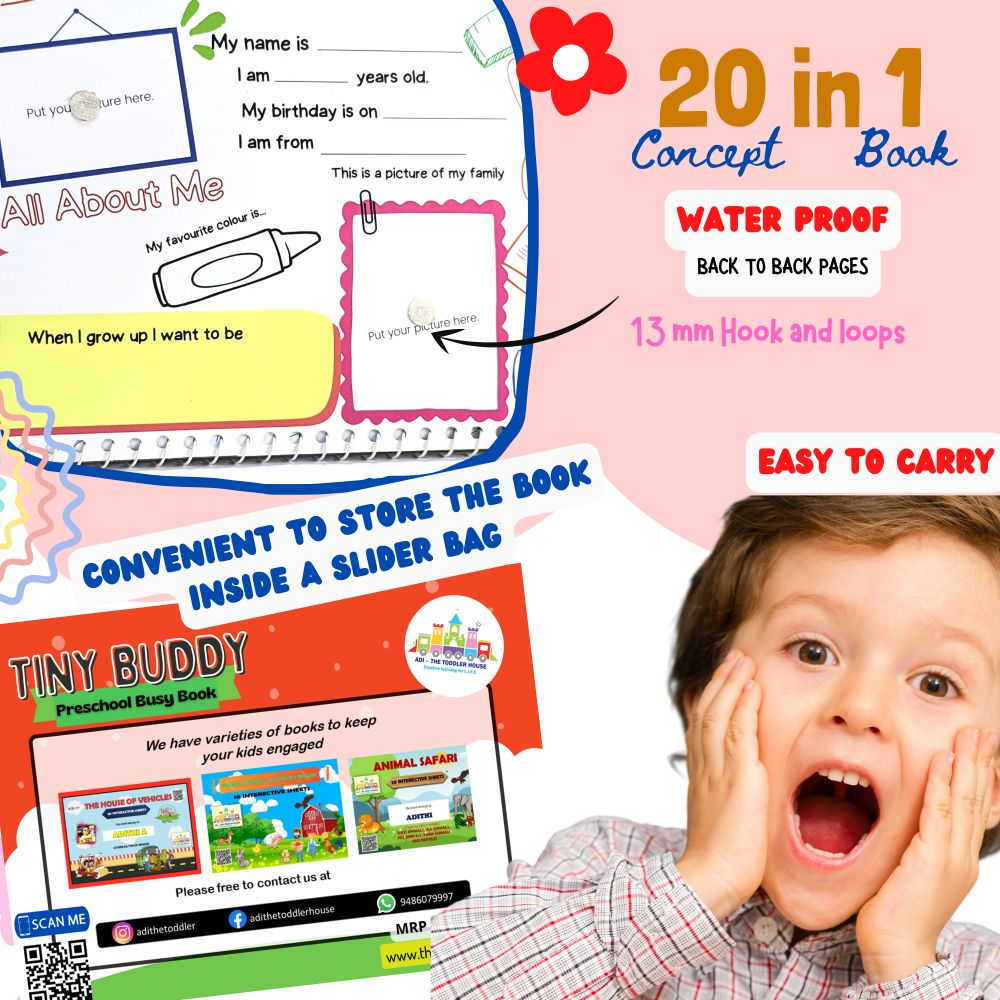 Tiny Buddy Preschool busy book