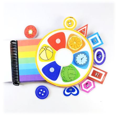 Shapes & Colors sorting busy book – ADI THE TODDLER HOUSE