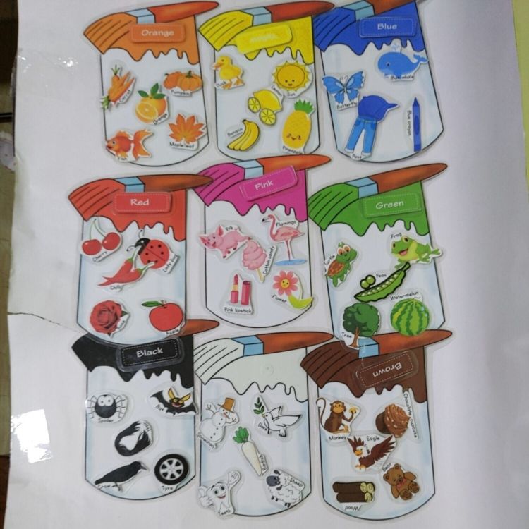 Color matching bucket wall sticker