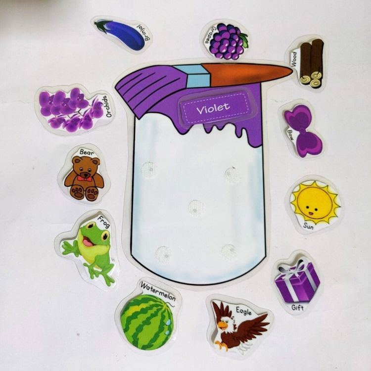 Color matching bucket wall sticker