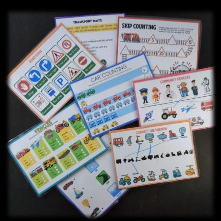 Vehicles sorting mats