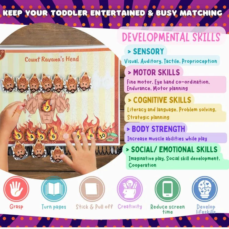 Sparkling Diwali Preschool busy book