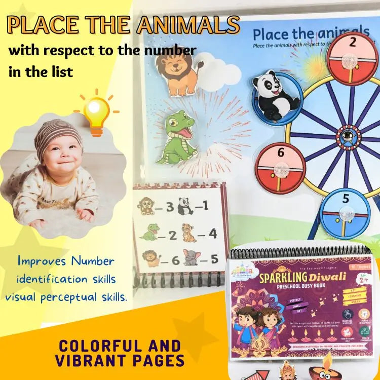 Sparkling Diwali Preschool busy book