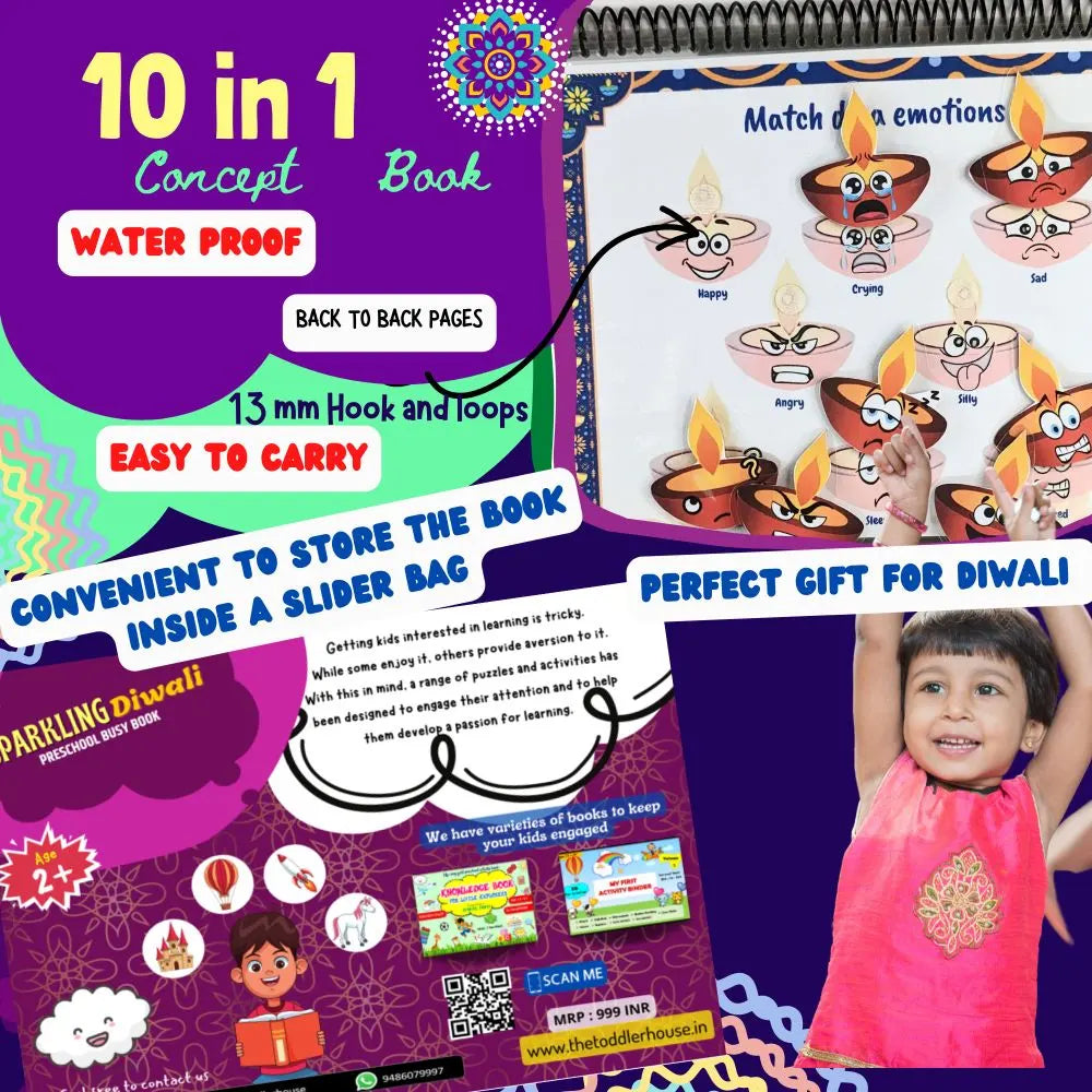 Sparkling Diwali Preschool busy book