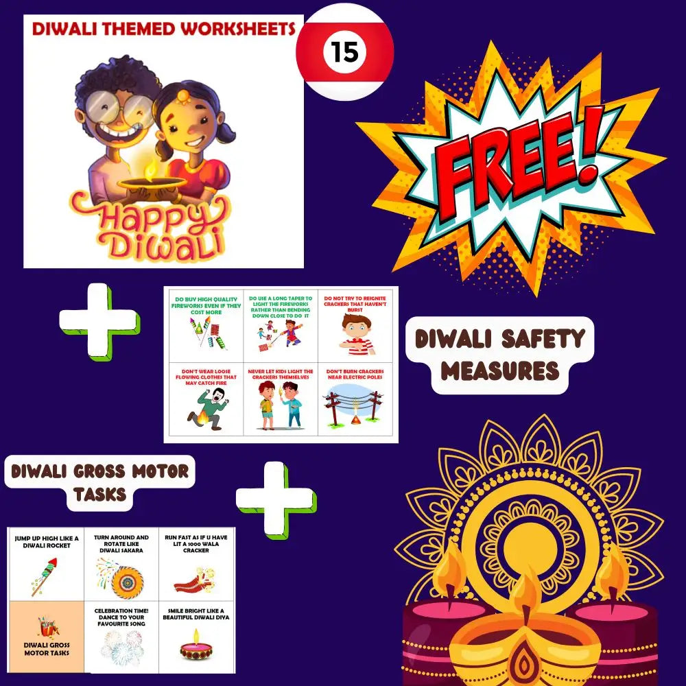 Sparkling Diwali Preschool busy book