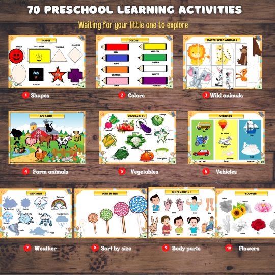 Toddler’s All in one Preschool Busy book