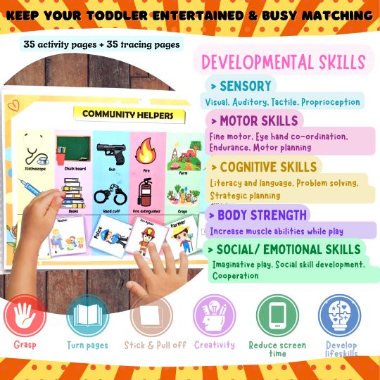 Toddler’s All in one Preschool Busy book