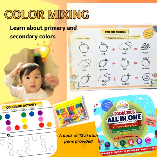 Toddler’s All in one Preschool Busy book
