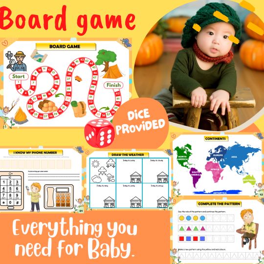 Toddler’s All in one Preschool Busy book