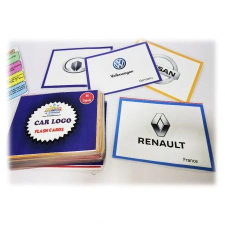 Car Logo Flash cards – Automobile brand cards