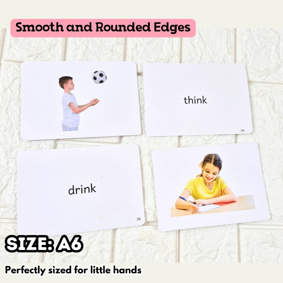 Action words - Right brain Flash cards