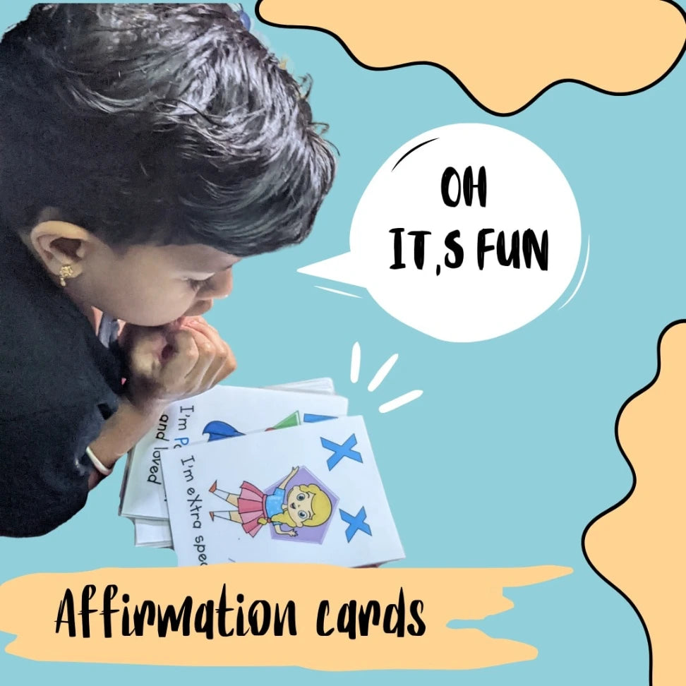 Alphabet affirmation cards for kids