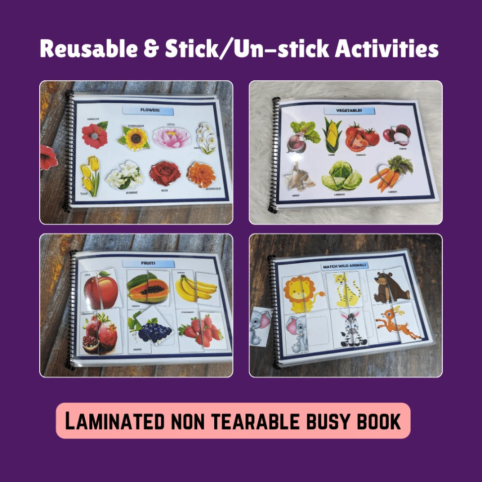Preschool Learning Activity Book for Kids