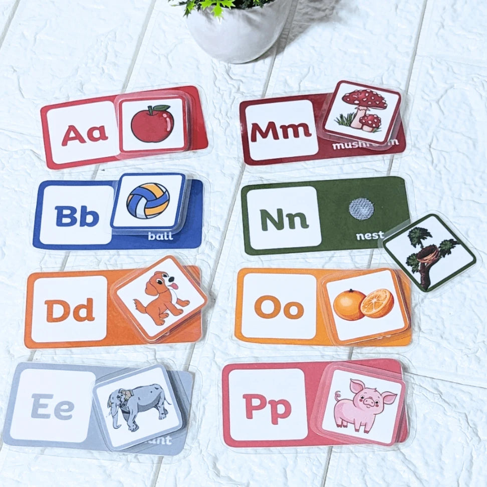 Vocabulary Boosting Alphabet Puzzle for Toddlers