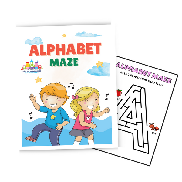 Alphabet Letter Maze – Uppercase