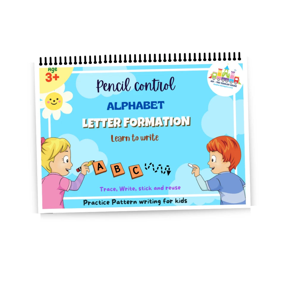 Alphabet Letter Formation Busy Book for Preschoolers