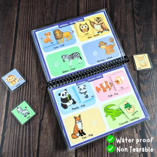 Animals and their Youngones -– A busy book binder