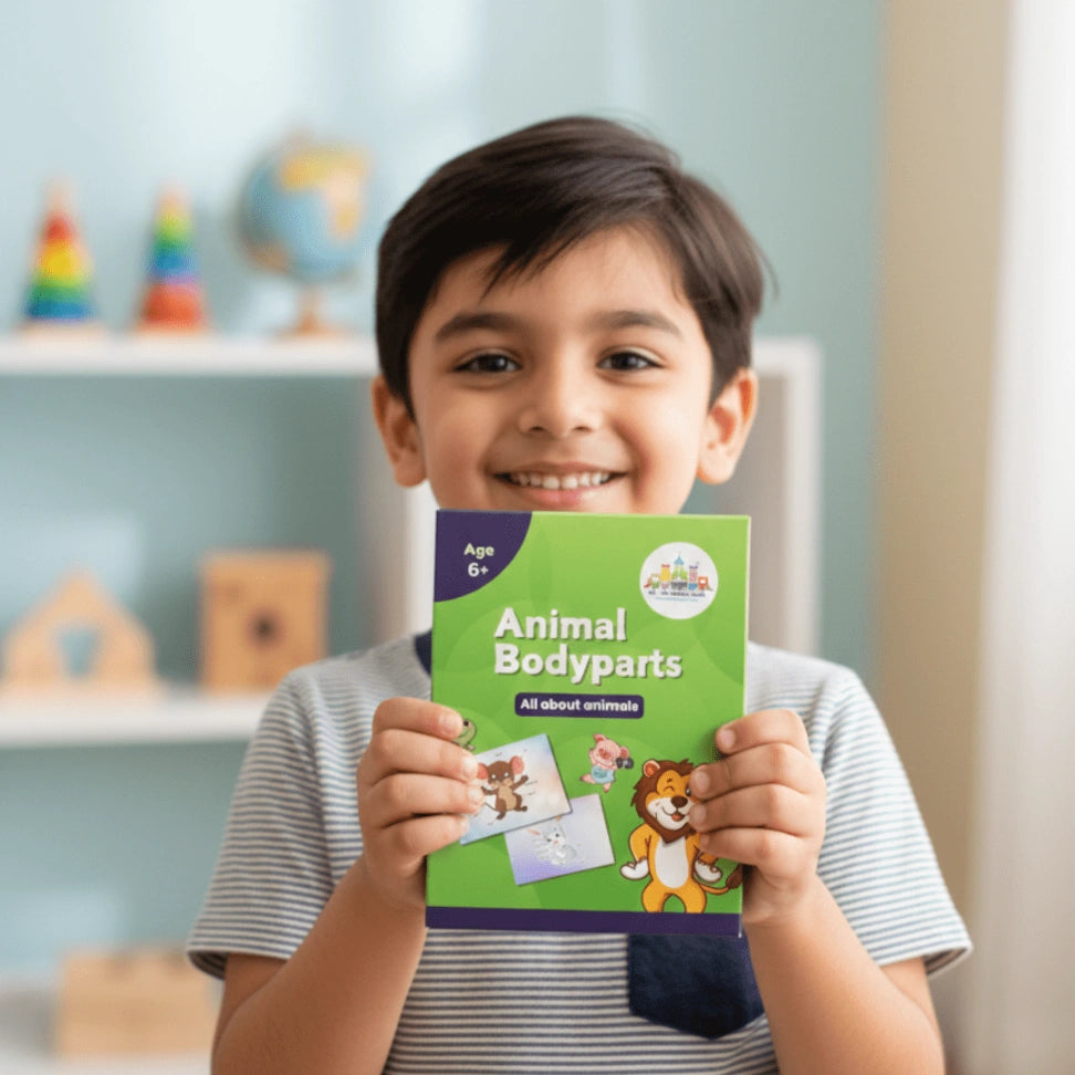 Animal body parts cards