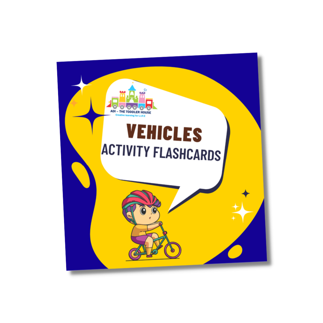 Vehicles Activity Flash cards