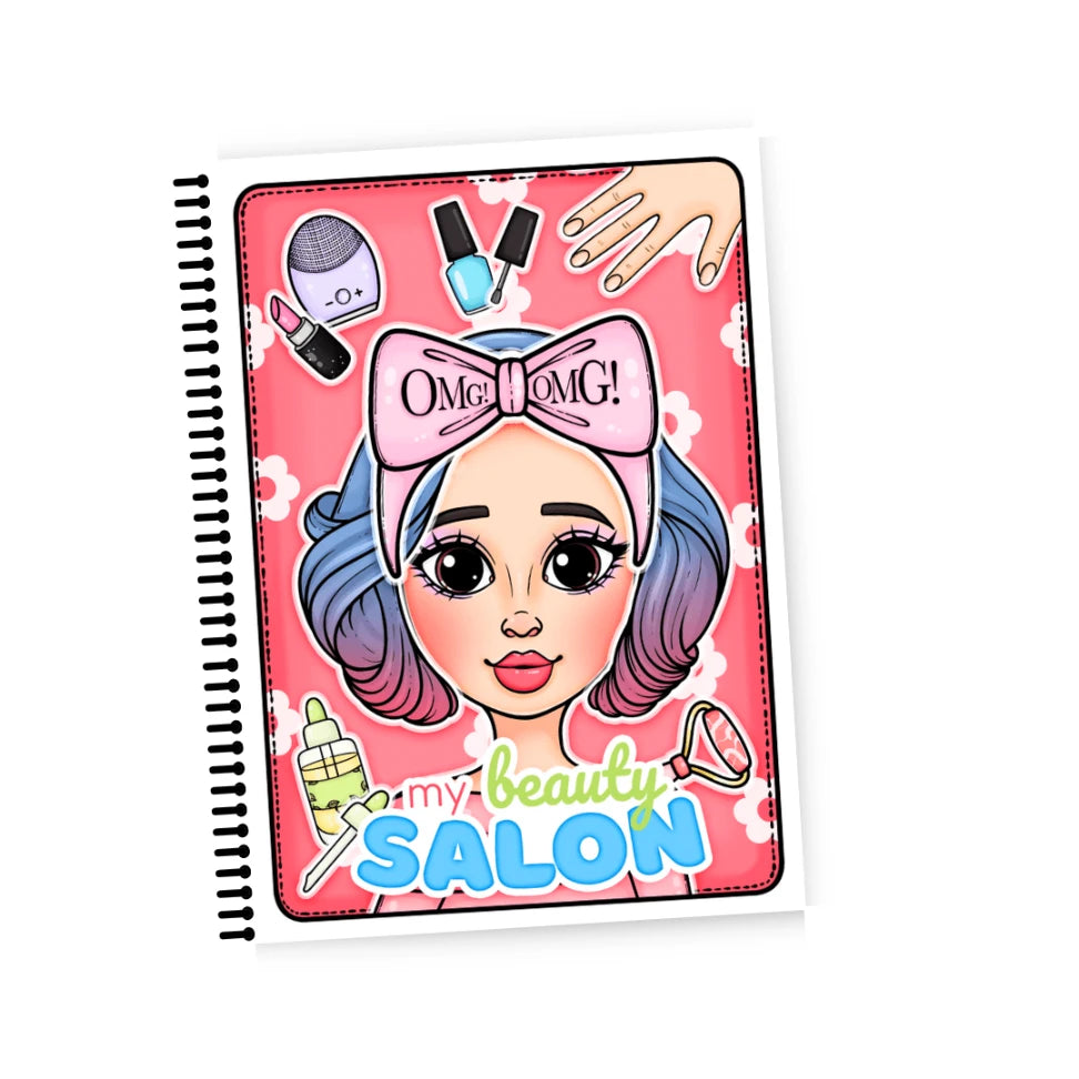 montessori beauty salon busy book for kids