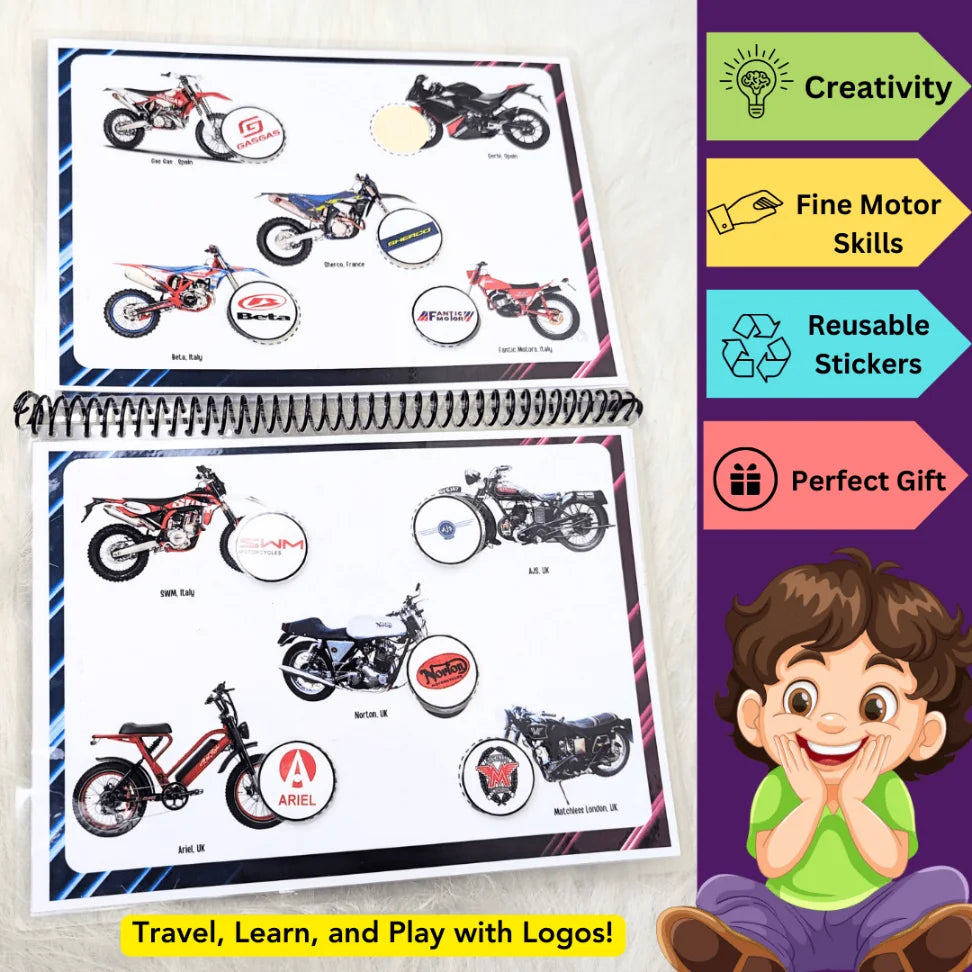 Bike logo Busy Book
