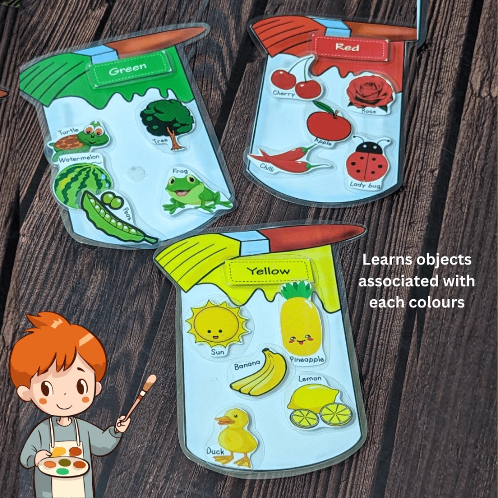 Interactive color recognition activity for children