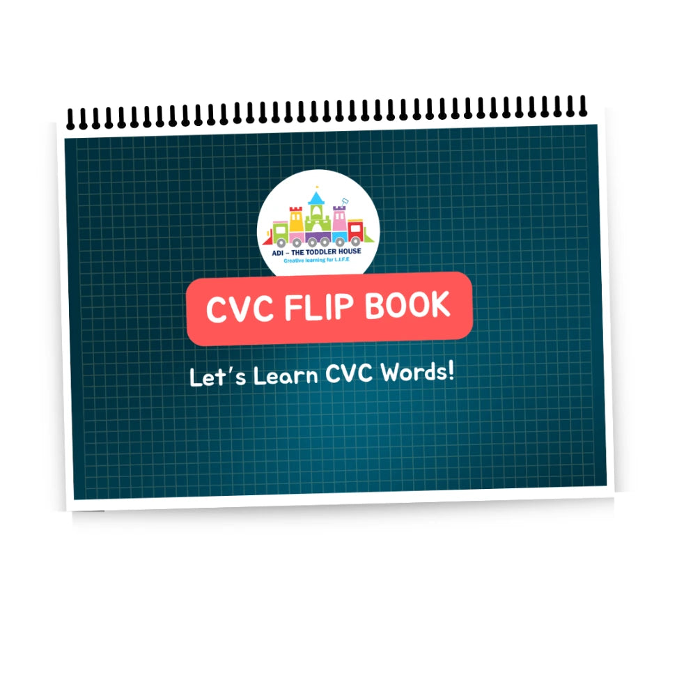 CVC flipbook for preschoolers