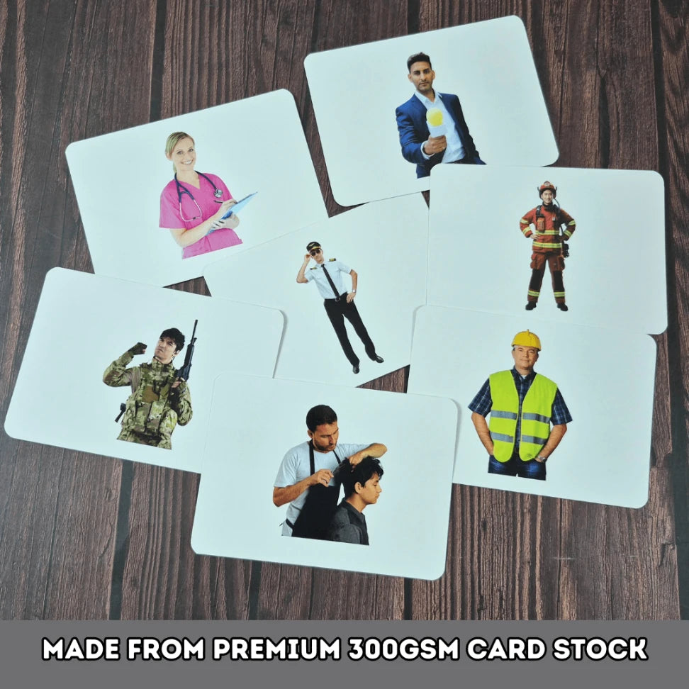 Community Helpers - Right Brain Flash Cards