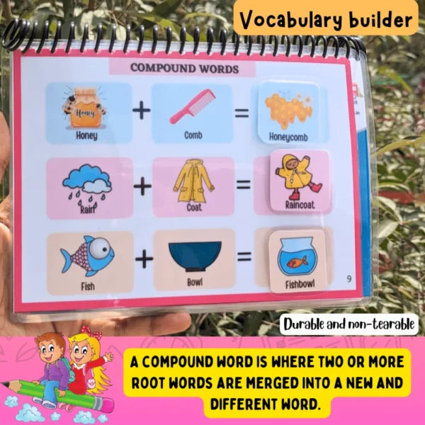 Enhance vocabulary with compound words book