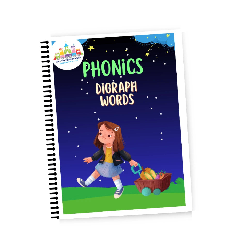 Digraph phonics book for kids