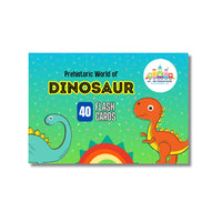 Dinosaur Flashcards for Kids | 40 Educational Learning Cards A6 Size
