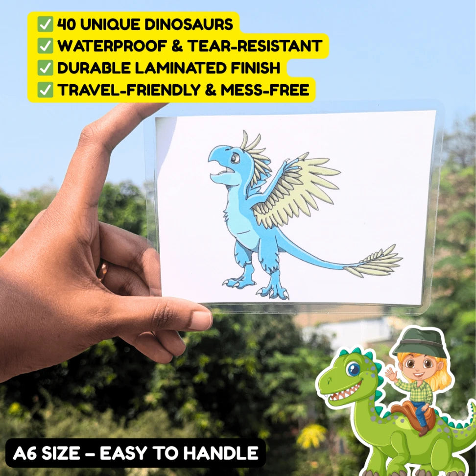 dinosaur activity cards for early learning