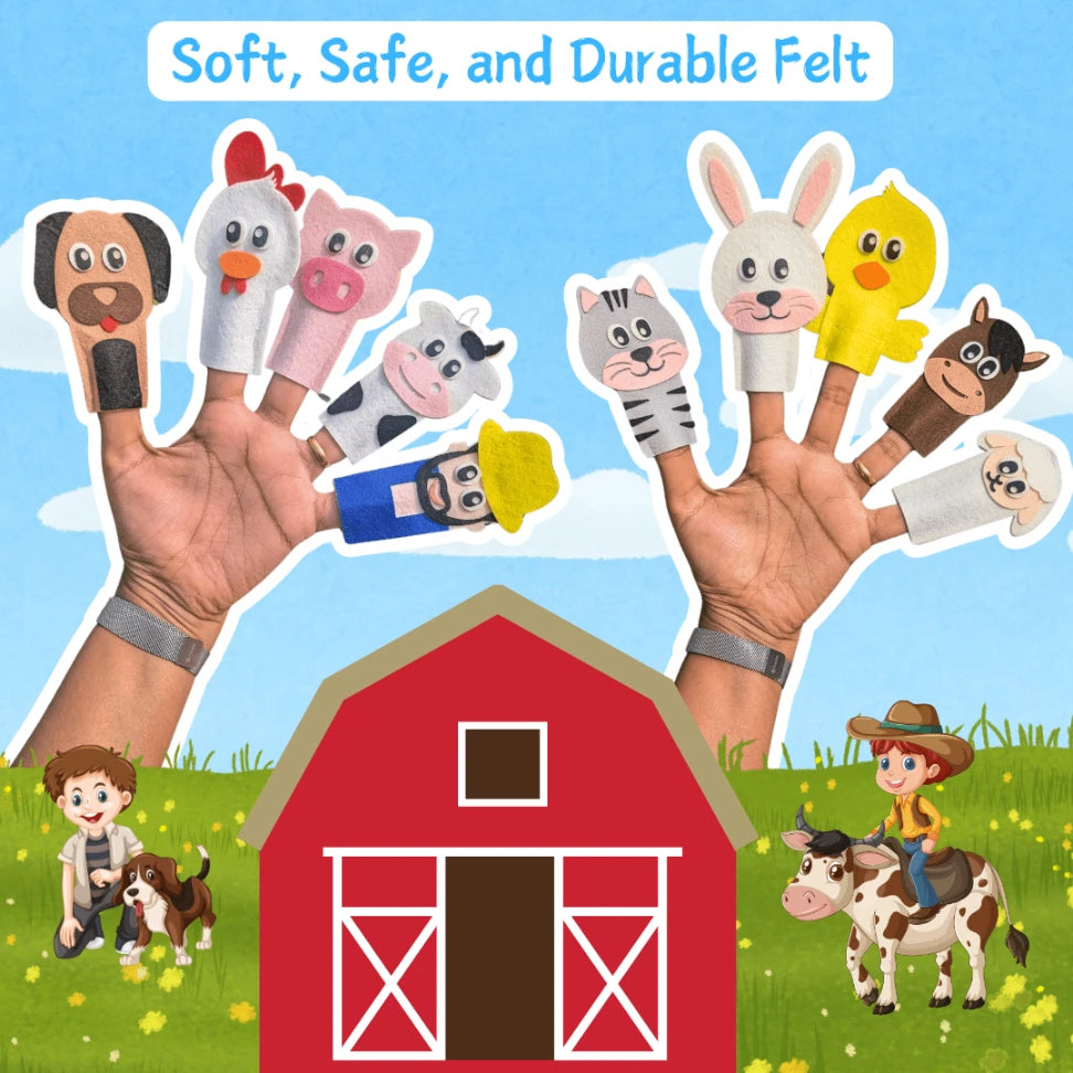 Role-play puppets for toddlers