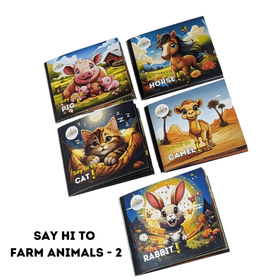 Interactive animal books for preschoolers