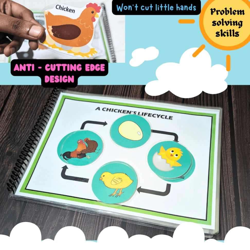 Farm animals activity book