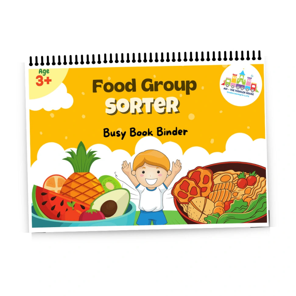 Healthy Food Group Sorter Game for Kids Aged 2