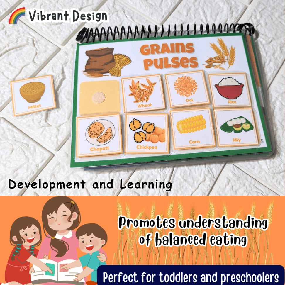 Food Group Sorter Book for Healthy Eating