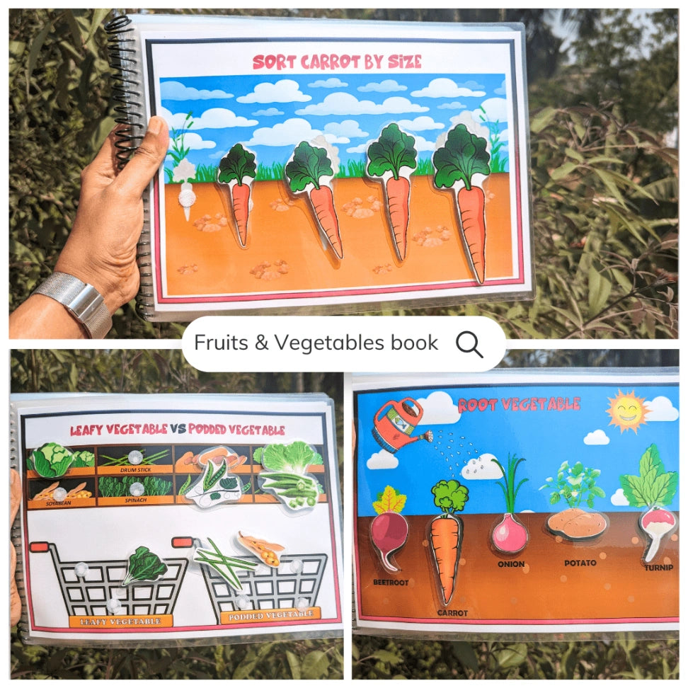 Fruit and Vegetable Learning Book for Toddlers