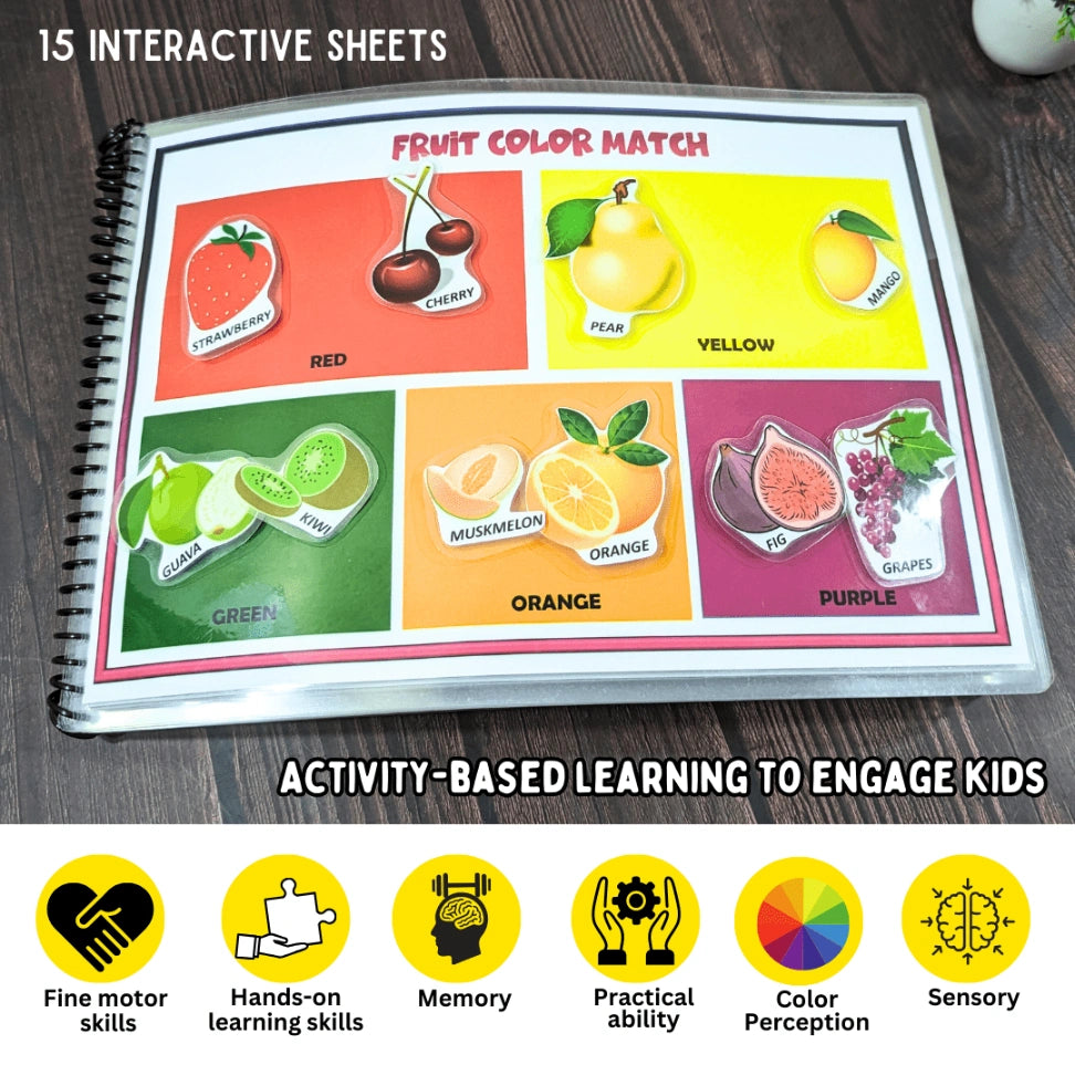 Hands-On Healthy Food Activity Book for Early Learners