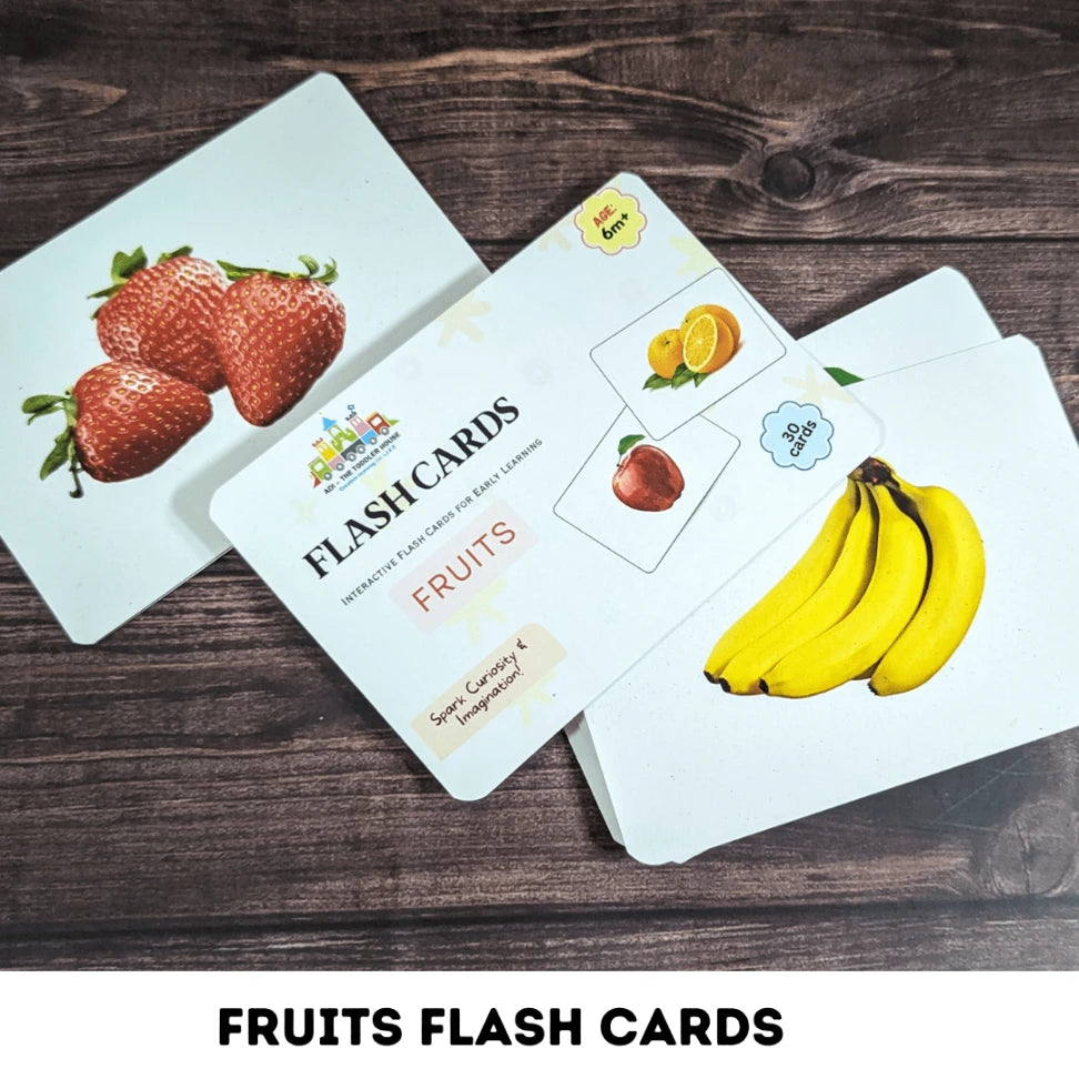 Educational fruit flash cards
