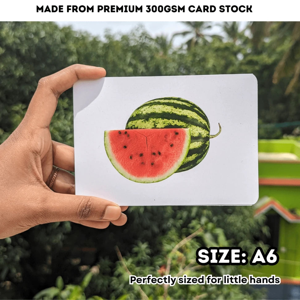 Fruits – Right Brain Educational Flash cards: