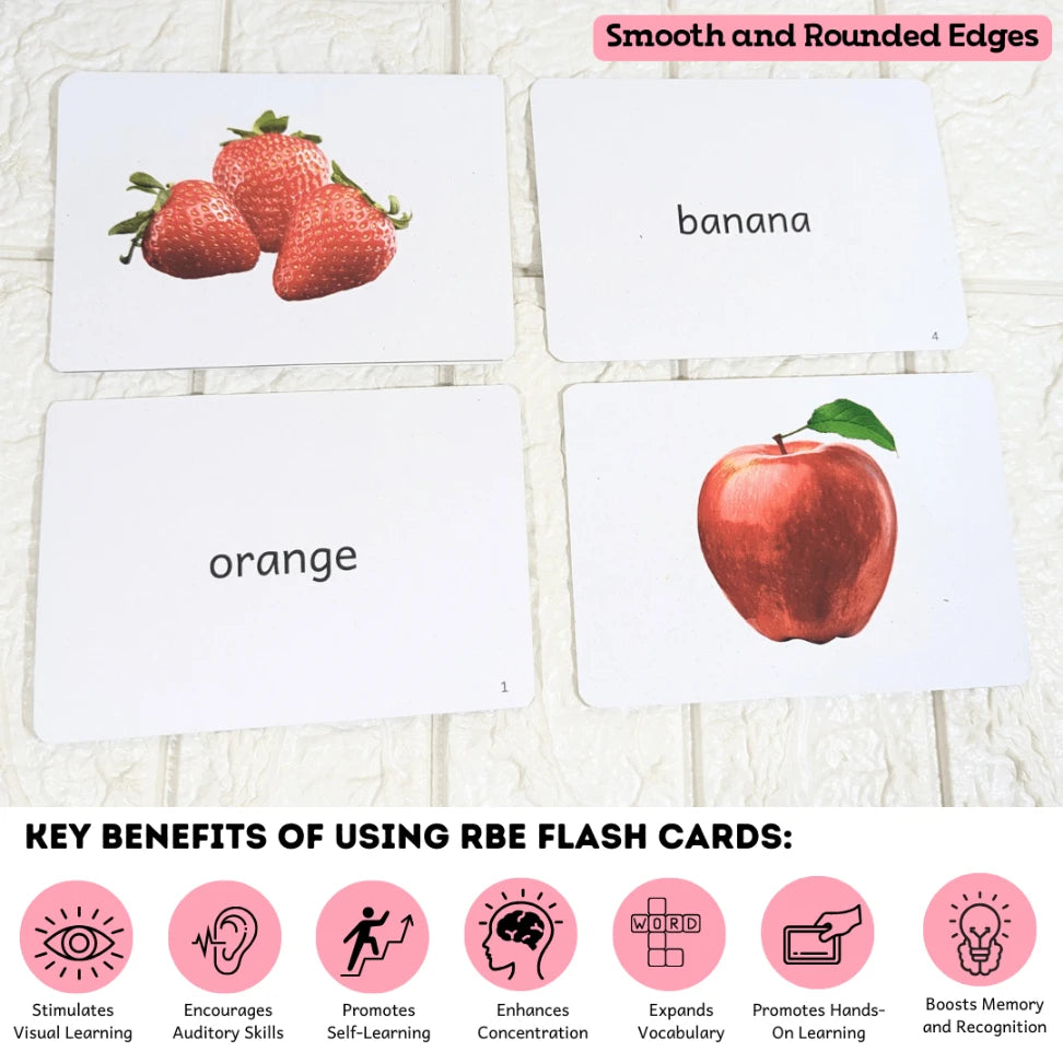 Fruits – Right Brain Educational Flash cards: