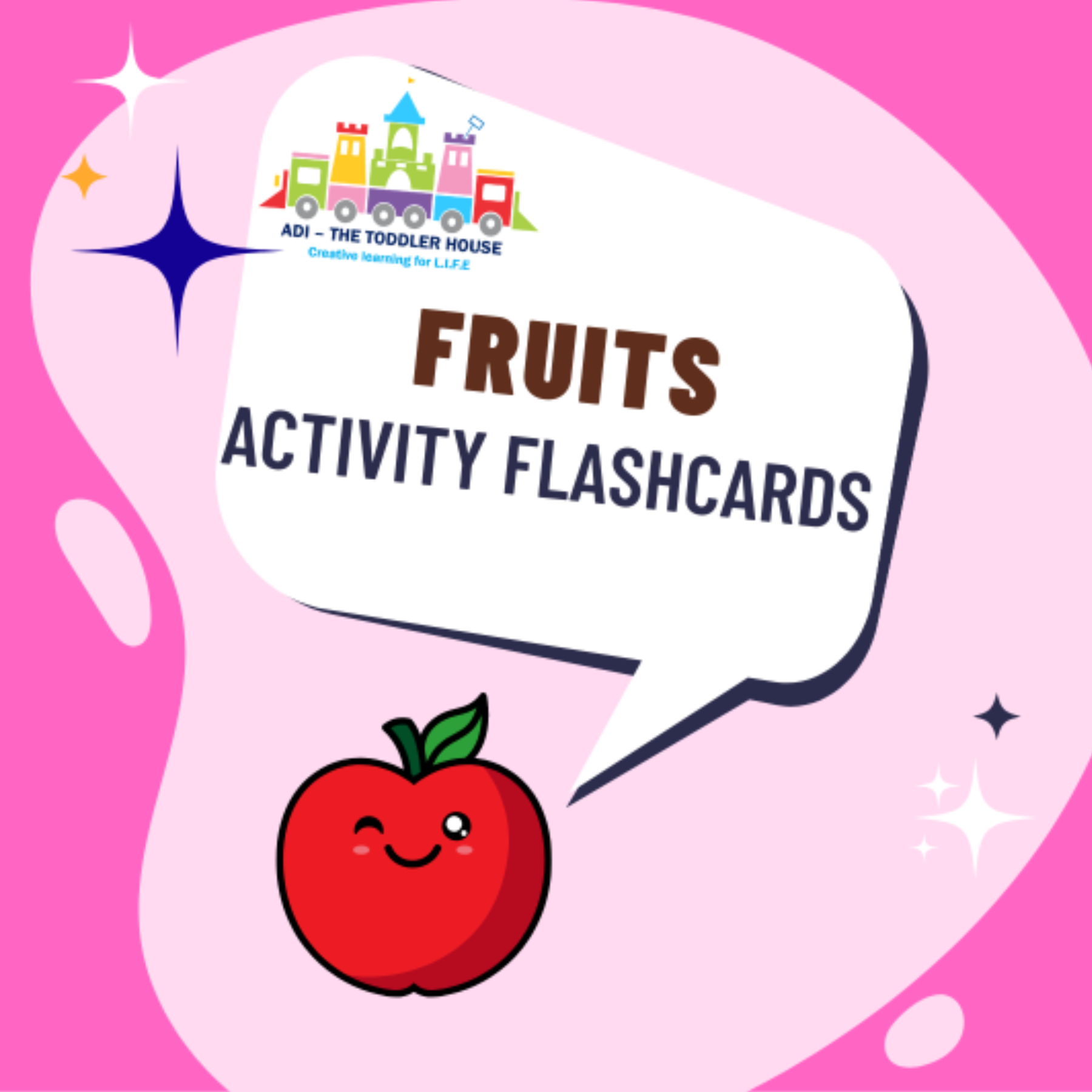 Fruit Flash Cards for Toddlers