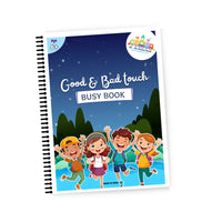 Good Touch & Bad Touch Busy Book for Kids Age 3+ | Interactive Body Safety Learning Activity Book