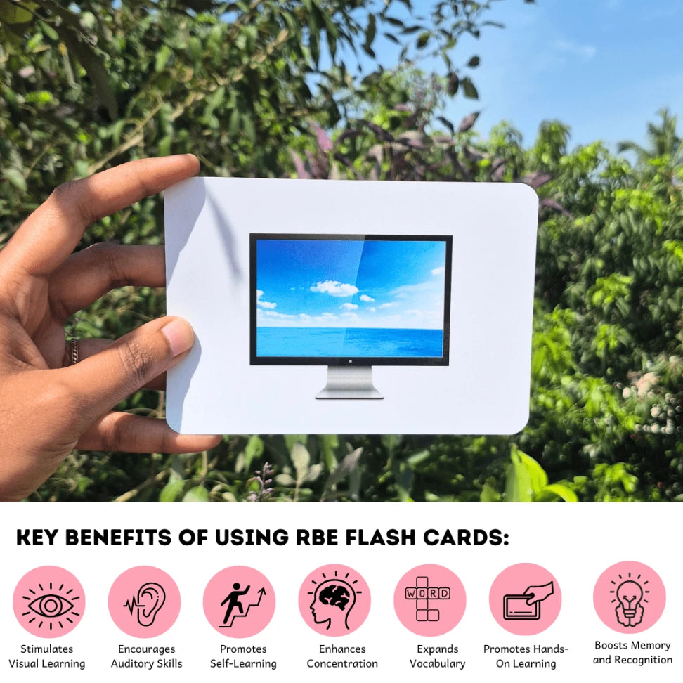 Hardware Parts of Computer - Right Brain Flash Cards