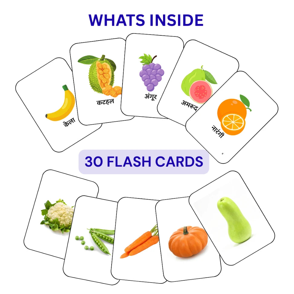 Fruits and Vegetables in Hindi