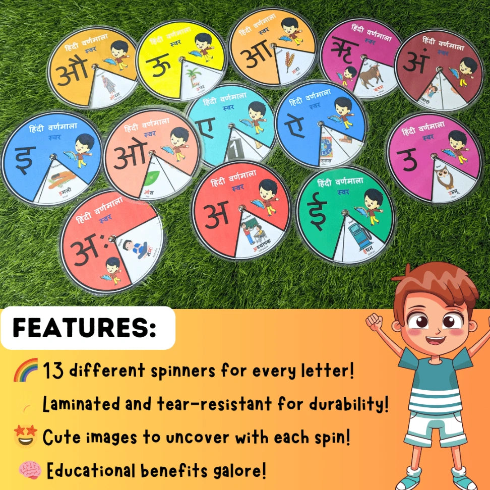 Hindi alphabet learning