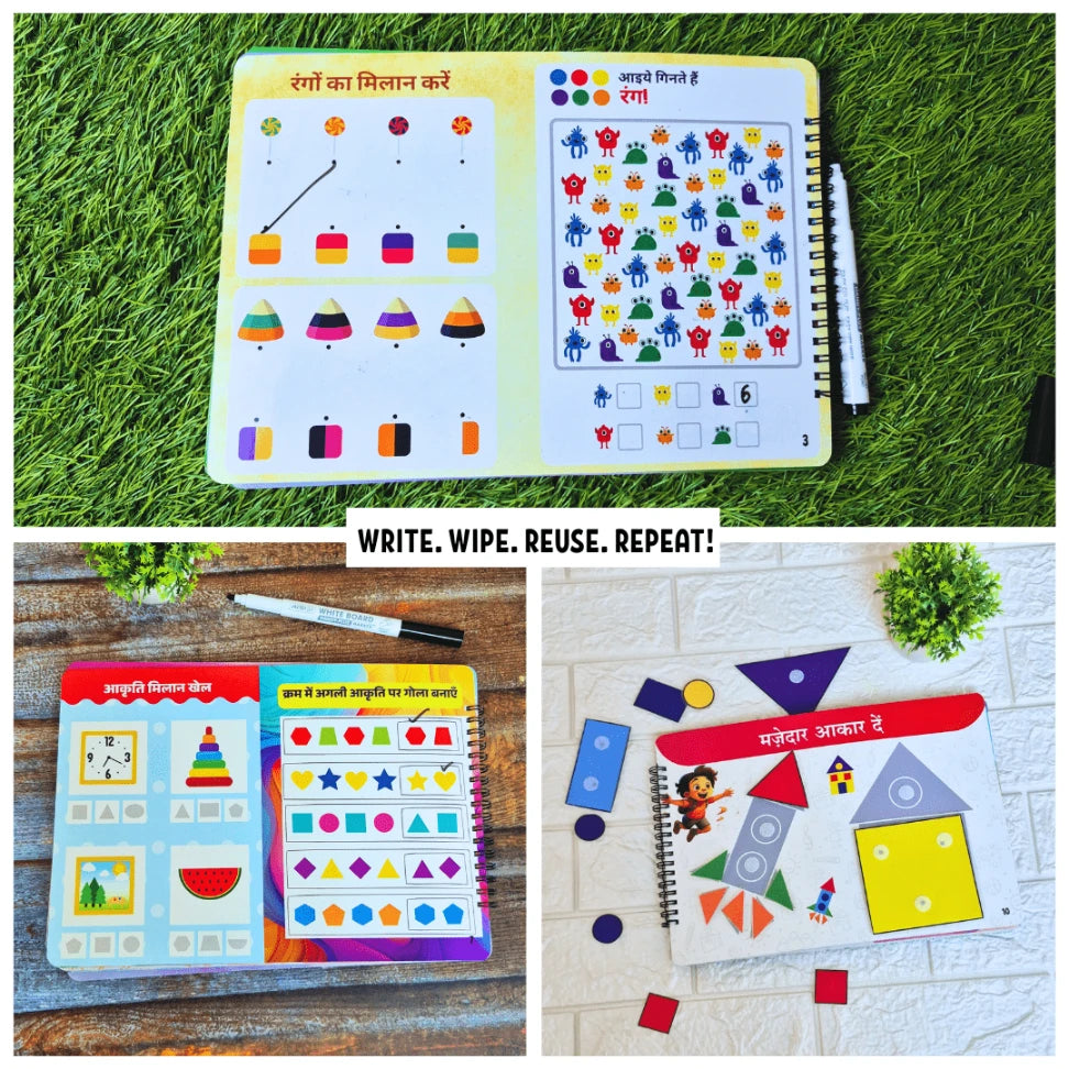 hindi color matching activities for kids