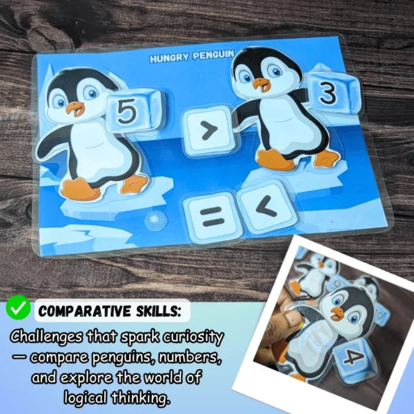 Penguin Flashlight Activity for Developing Counting Skills